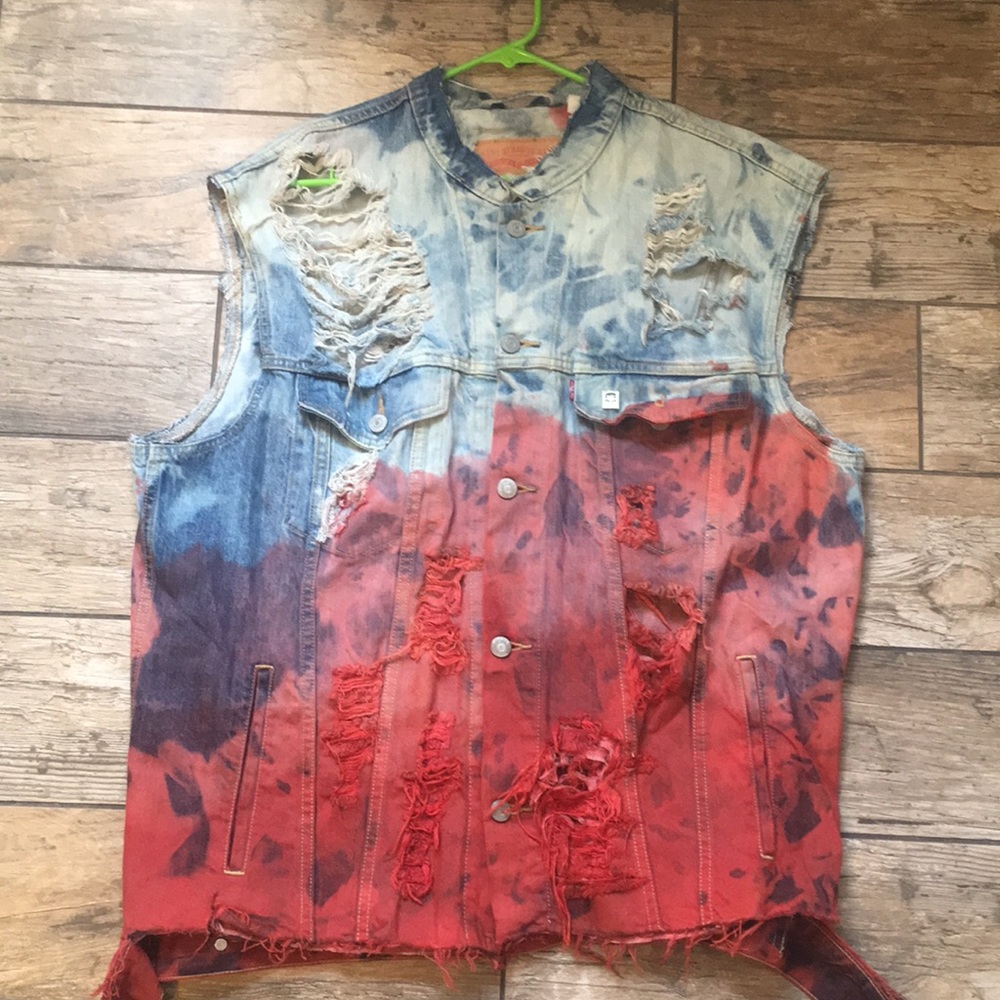 Custom Levi jean vest
